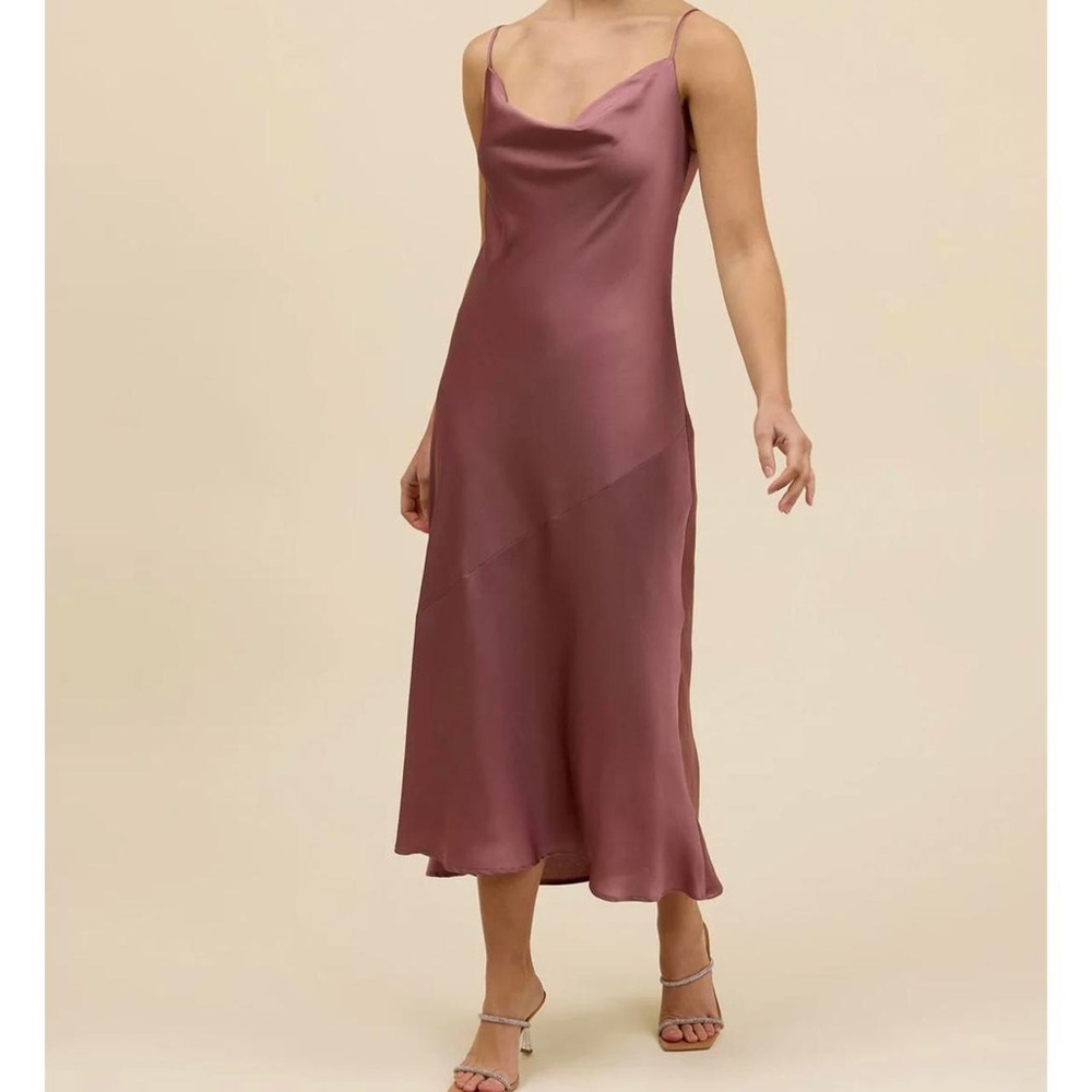 Park & Fifth Mauve Waldorf Bridesmaid Dress